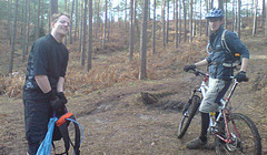 Swinley Forest - Trail riding - 2008 January - Mountain Biking