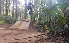 Bull run gap at Chicksands - 2015 October - Mountain Biking