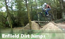 Enfield - Dirt jumping - sort of! - 2010 August - Mountain Biking