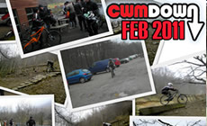 Cwmcarn  Wales - Uplift day - 2011 February - Mountain Biking