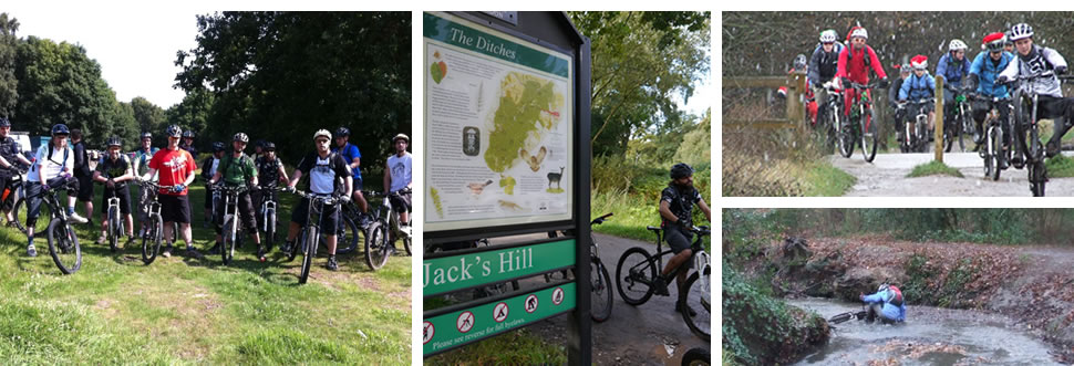 Epping Forest Mountain Biking Bike riding with Essex Herts MTB